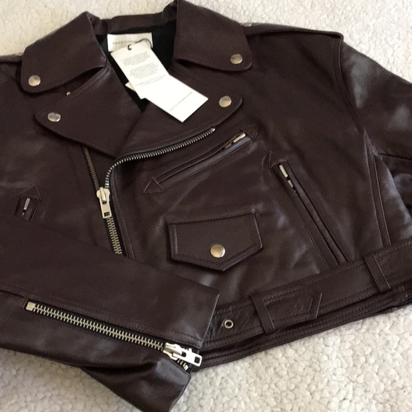 Faith Connexion oversized leather jacket 2 New - Picture 6 of 16